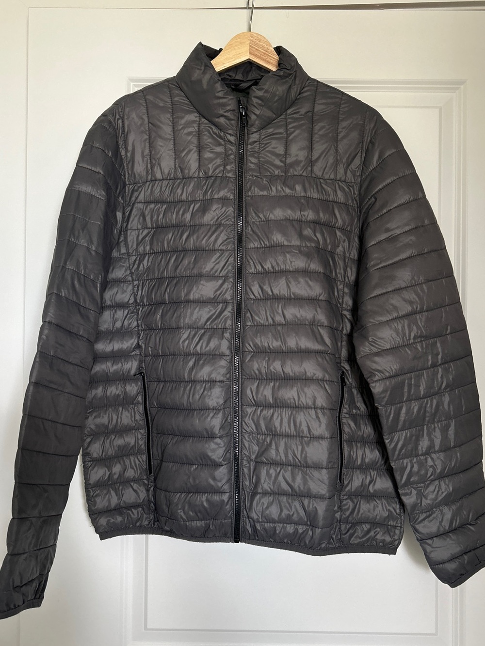 Lightweight Men's Quilted Jacket - Gray